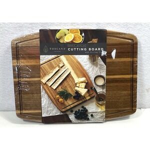 Picnic Time Toscana Ovale-Acacia Cutting Board and Serving Tray NEW